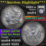 ***Auction Highlight*** 1892-o Morgan Dollar $1 Graded Choice Unc by USCG (fc)