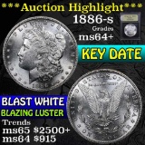 ***Auction Highlight*** 1886-s Morgan Dollar $1 Graded Choice+ Unc by USCG (fc)