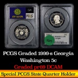 PCGS 1999-s Georgia Washington Quarter 25c Graded pr69 DCAM by PCGS