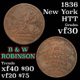 1863 new york Civil War Token 1c Grades vf++