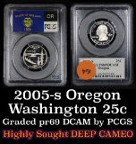 PCGS 2005-s Oregon Washington Quarter 25c Graded pr69 DCAM by PCGS