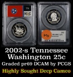 PCGS 2002-s Tennessee Washington Quarter 25c Graded pr69 DCAM by PCGS