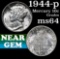 1944-p Mercury Dime 10c Grades Choice Unc