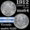 1912 Liberty Nickel 5c Grades Choice Unc