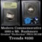 1991-s Mount Rushmore Modern Commem Half Dollar 50c Graded ms70, Perfection by USCG