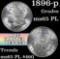 1896-p Morgan Dollar $1 Grades GEM Unc PL