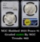 NGC 1923-p Peace Dollar $1 Graded ms64 by NGC