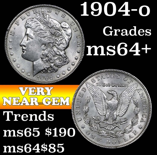 1904-o Morgan Dollar $1 Grades Choice+ Unc