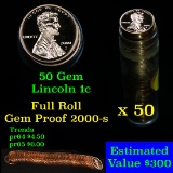 2000-s Lincoln Cent 1c Proof Roll (fc)