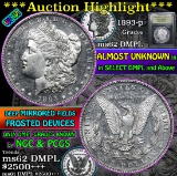 1893-p Morgan Dollar $1 Graded Select Unc DMPL by USCG