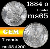 1884-o Morgan Dollar $1 Grades GEM Unc