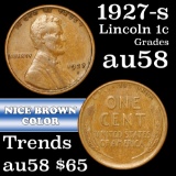 1927-s Lincoln Cent 1c Grades Choice AU/BU Slider