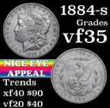 1884-s Morgan Dollar $1 Grades vf++