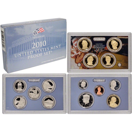 2010 United States Mint Proof Set - 14 Pieces!