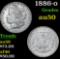 1886-o . . Morgan Dollar $1 Grades AU, Almost Unc