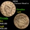 1834 . . Coronet Head Large Cent 1c Grades vg+