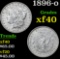 1896-o . . Morgan Dollar $1 Grades xf