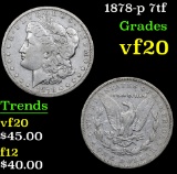 1878-p 7tf . . Morgan Dollar $1 Grades vf, very fine