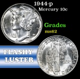 1944-p . . Mercury Dime 10c Grades Select Unc