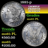 1885-p . . Morgan Dollar $1 Grades GEM Unc PL