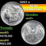 1882-s . . Morgan Dollar $1 Grades GEM Unc
