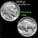 1930-p . . Buffalo Nickel 5c Grades xf