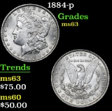 1884-p . . Morgan Dollar $1 Grades Select Unc