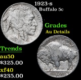 1923-s . . Buffalo Nickel 5c Grades AU Details