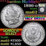 1896-o . . Morgan Dollar $1 Grades Select Unc