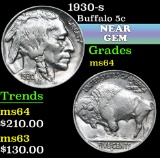 1930-s . . Buffalo Nickel 5c Grades Choice Unc