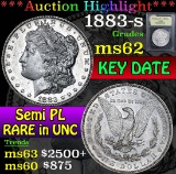 1883-s . Semi PL Morgan Dollar $1 Grades Select Unc