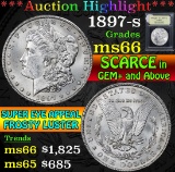 1897-s . . Morgan Dollar $1 Grades GEM+ Unc