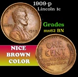 1909-p . . Lincoln Cent 1c Grades Select Unc BN