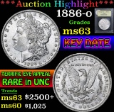 1886-o . . Morgan Dollar $1 Grades Select Unc