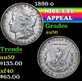 1896-o . . Morgan Dollar $1 Grades AU, Almost Unc