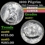 1920 Pilgrim . Old Commem Half Dollar 50c Grades GEM+ Unc