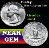 1946-p . . Washington Quarter 25c Grades Choice Unc