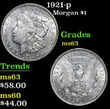 1921-p . . Morgan Dollar $1 Grades Select Unc
