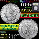 1884-s . . Morgan Dollar $1 Grades Choice AU/BU Slider
