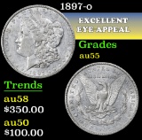 1897-o . . Morgan Dollar $1 Grades Choice AU