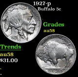 1927-p . . Buffalo Nickel 5c Grades Choice AU/BU Slider