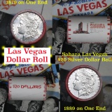 $20 Morgan & Peace Bank style Roll Stamped Sahara Hotel & Casino Las Vegas