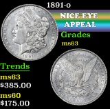 1891-o . . Morgan Dollar $1 Grades Select Unc