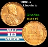 1936-s . . Lincoln Cent 1c Grades Select Unc RD