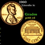 1960 . . Lincoln Cent 1c Grades Gem Proof Red