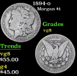 1894-o . . Morgan Dollar $1 Grades vg, very good