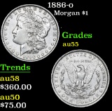 1886-o . . Morgan Dollar $1 Grades Choice AU