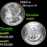 1882-s . . Morgan Dollar $1 Grades GEM+ Unc