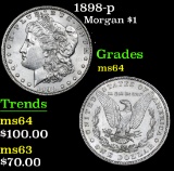 1898-p . . Morgan Dollar $1 Grades Choice Unc