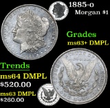 1885-o . . Morgan Dollar $1 Grades Select Unc+ DMPL